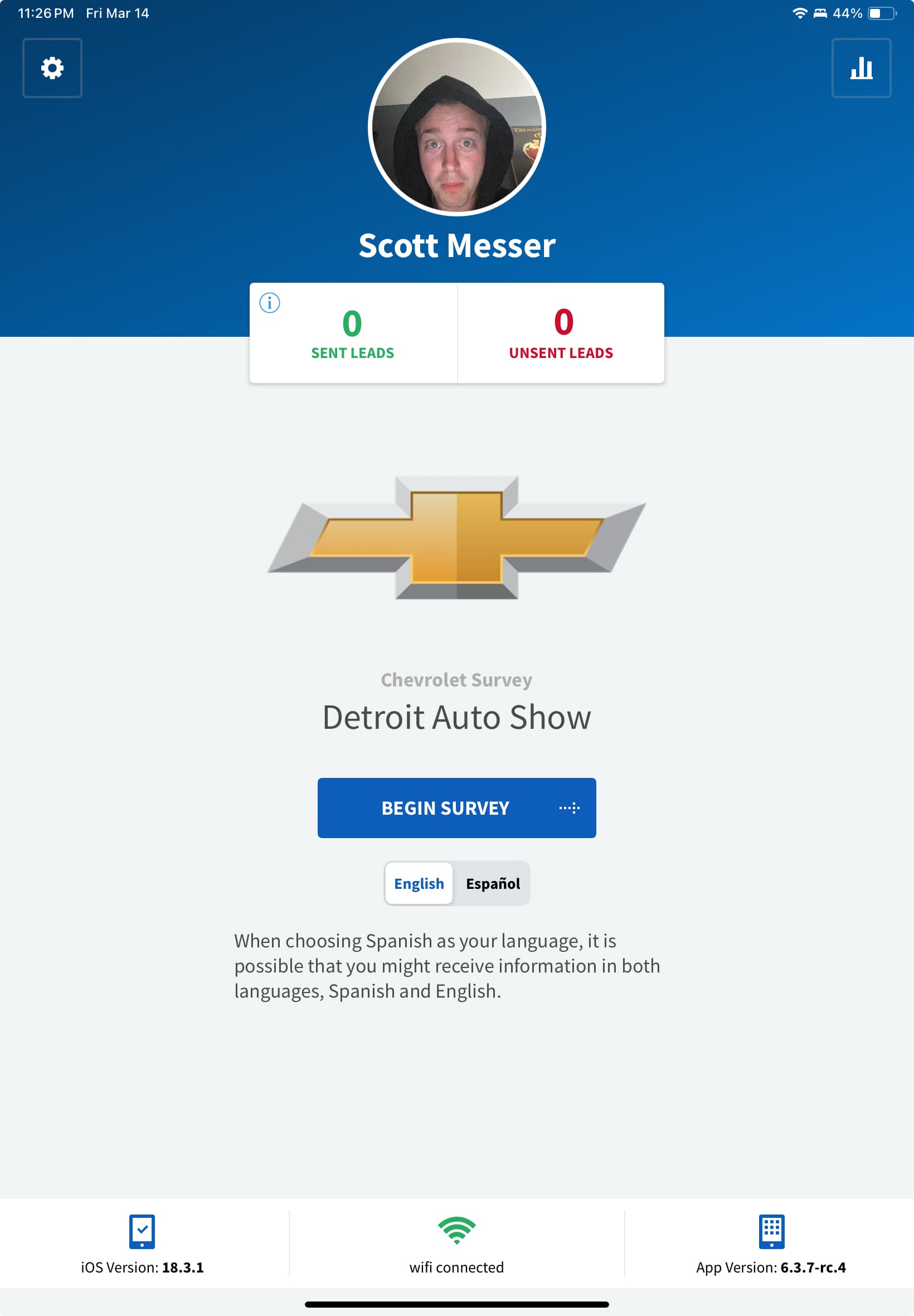 Screenshot of LeadGen App